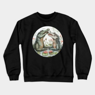 Alligator Lover Design Crewneck Sweatshirt